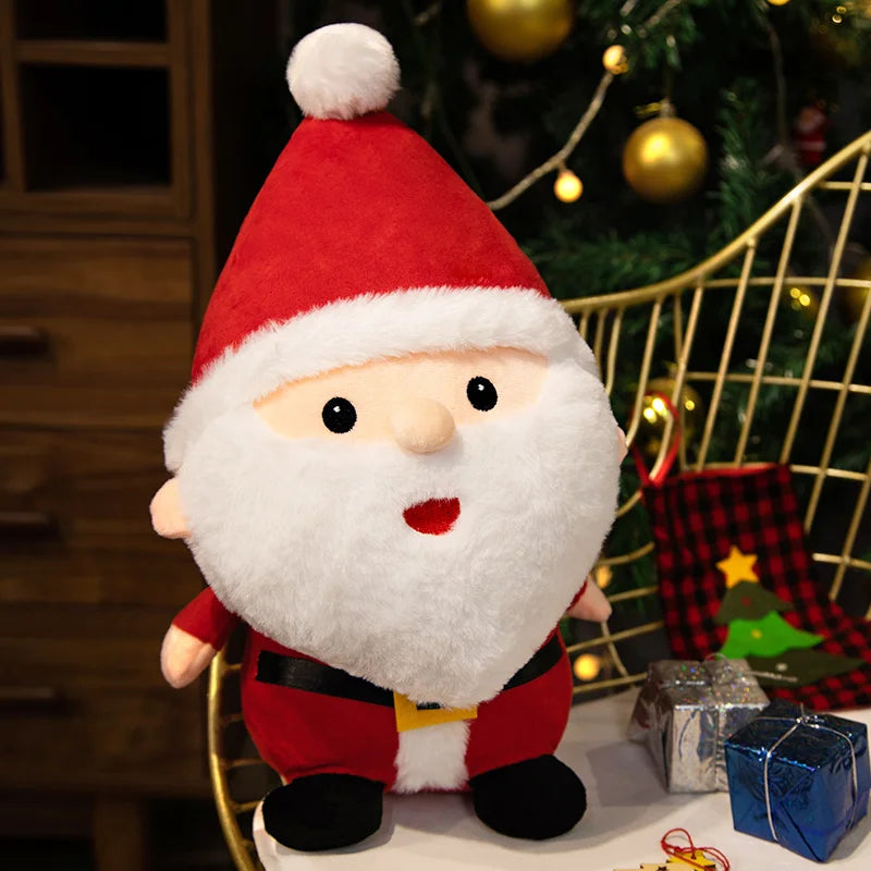 Cute Santa, Snowman & Elk Plush Toys