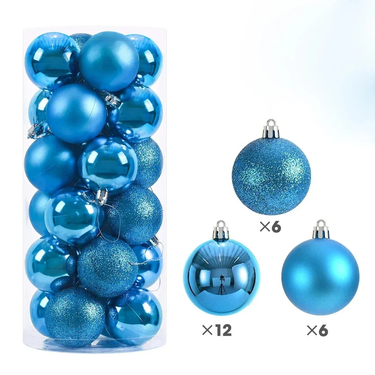 24PCS Christmas Tree Ball Ornaments