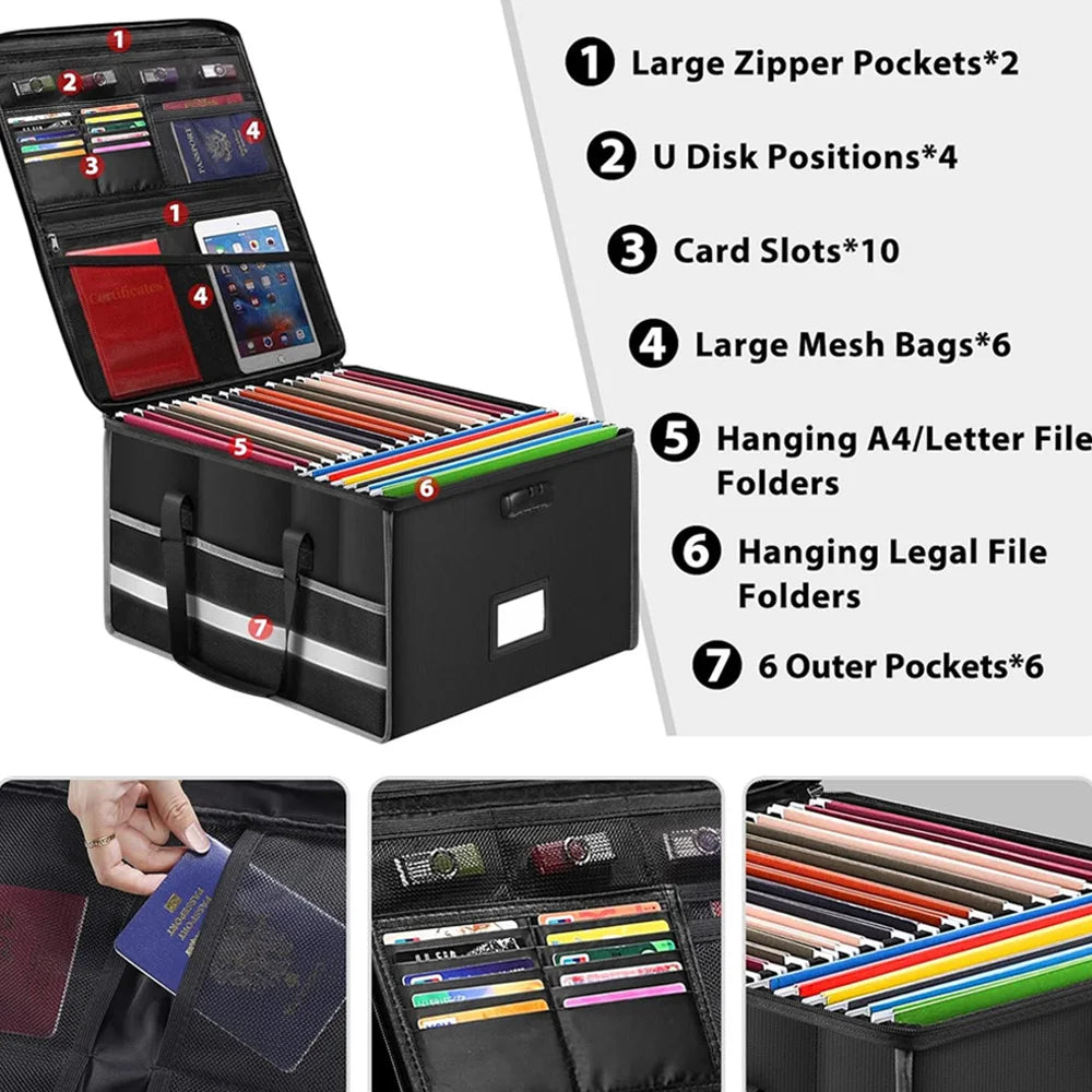 File Organizer Bag – Fireproof & Waterproof