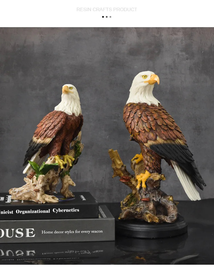 Independence Day July Fourth 7.4th American bald eagle roc wings resin crafts ornaments office hotel high-end eagle decorations