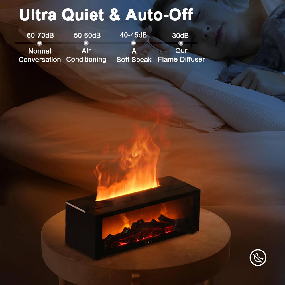 Essential Oil Humidifier Flame with Remote