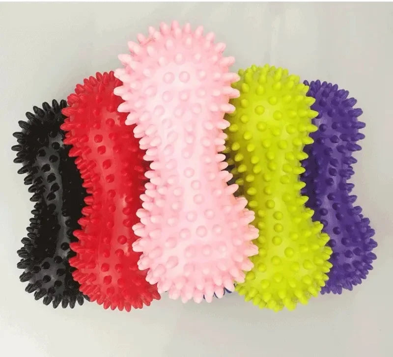 Spiky Peanut Massage Ball – Inflatable PVC Yoga & Fitness Tool