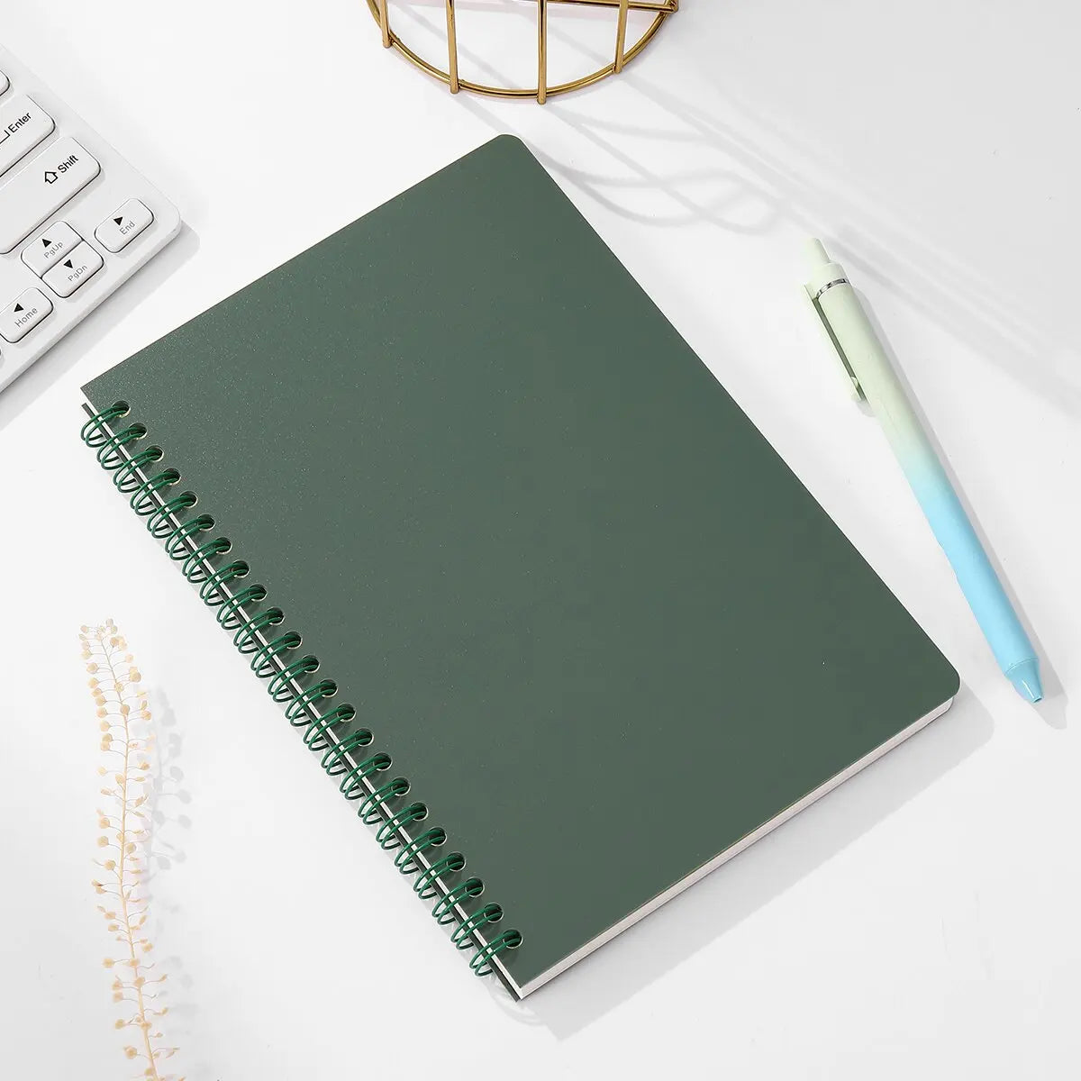 A5 Spiral 160 Pages Thick Lined Paper