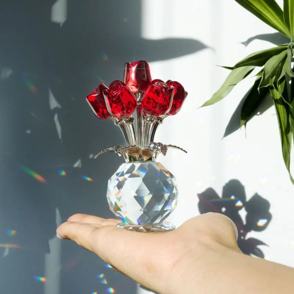 Crystal Rose Valentine Gift
