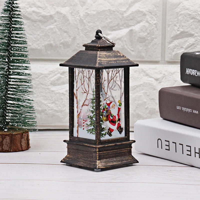 Christmas Snowman LED Candle Lamp