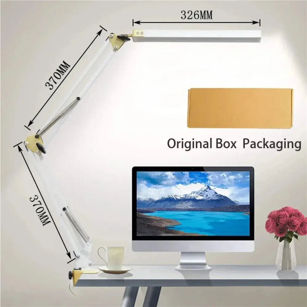 LED Clip-On Folding Desk Lamp
