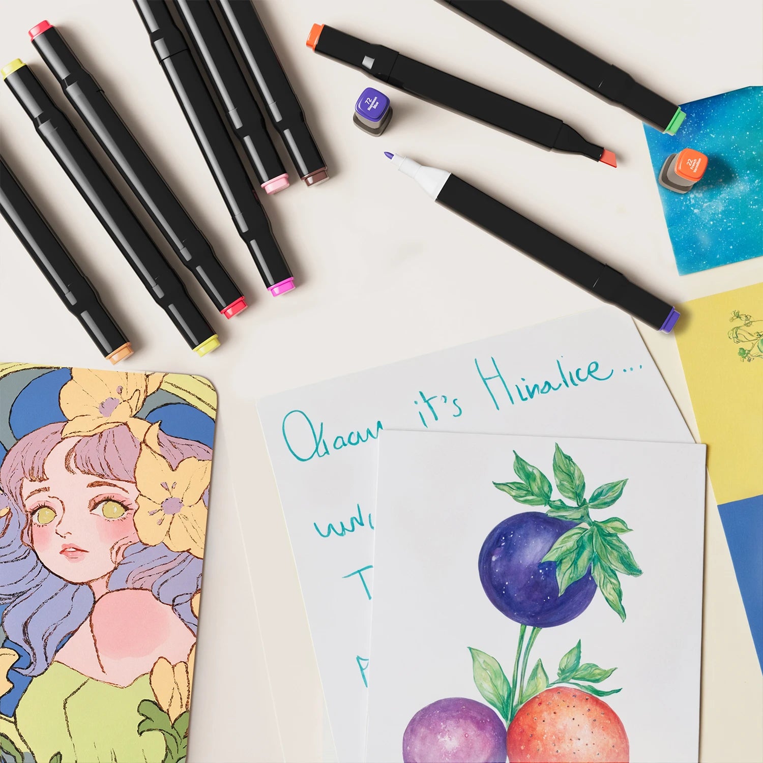 Alcohol Drawing Marker Set