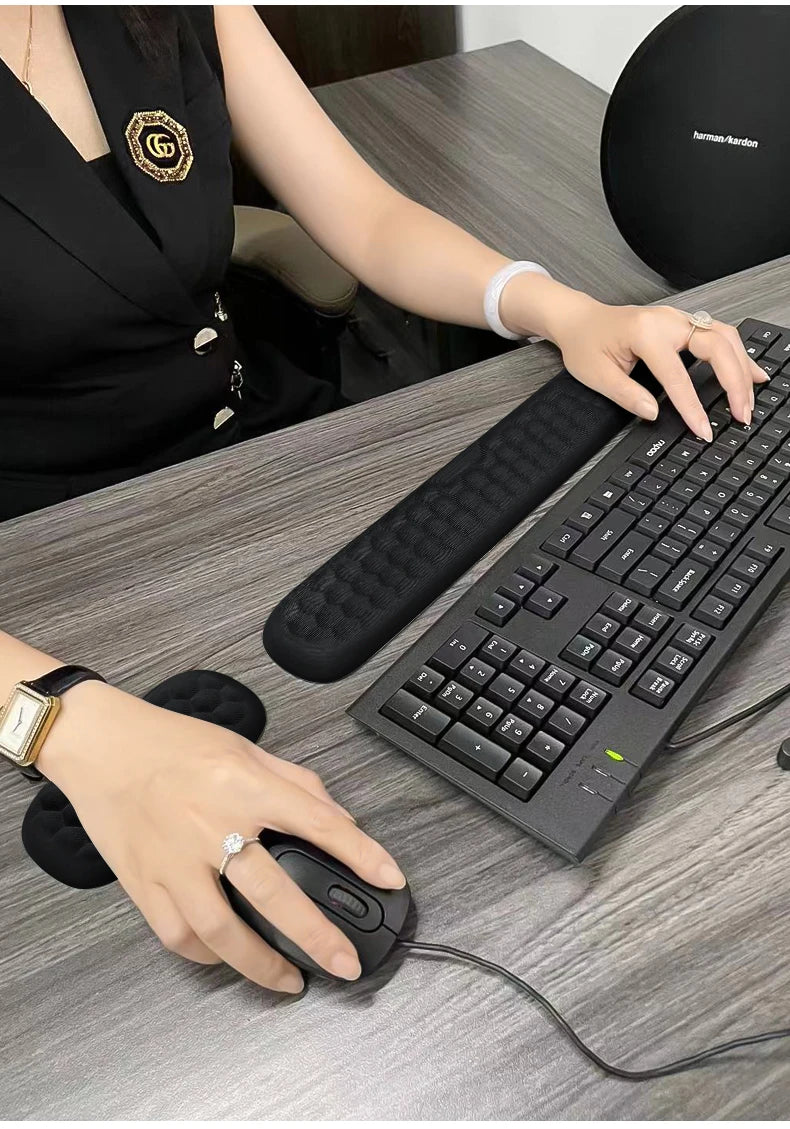 Ergonomic Memory Foam Keyboard