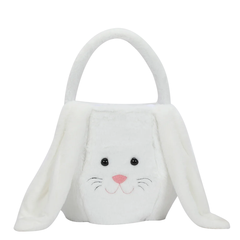 Plush Easter Basket Tote Bags