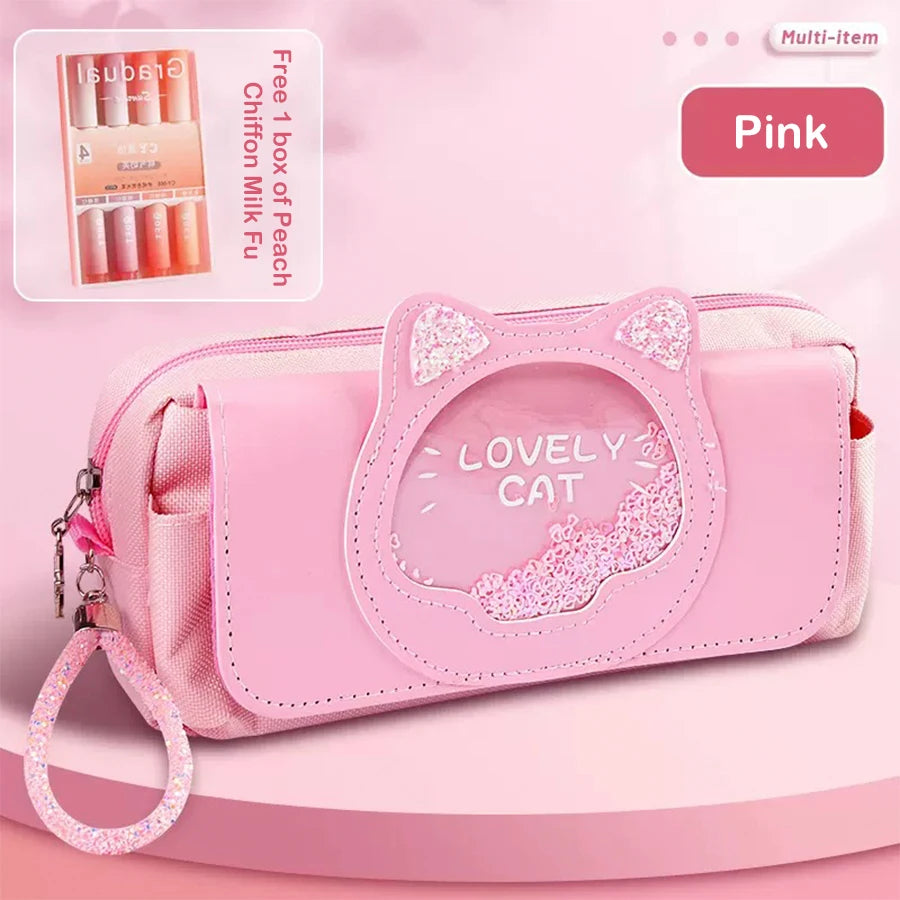 Kawaii Quicksand Pencil Case