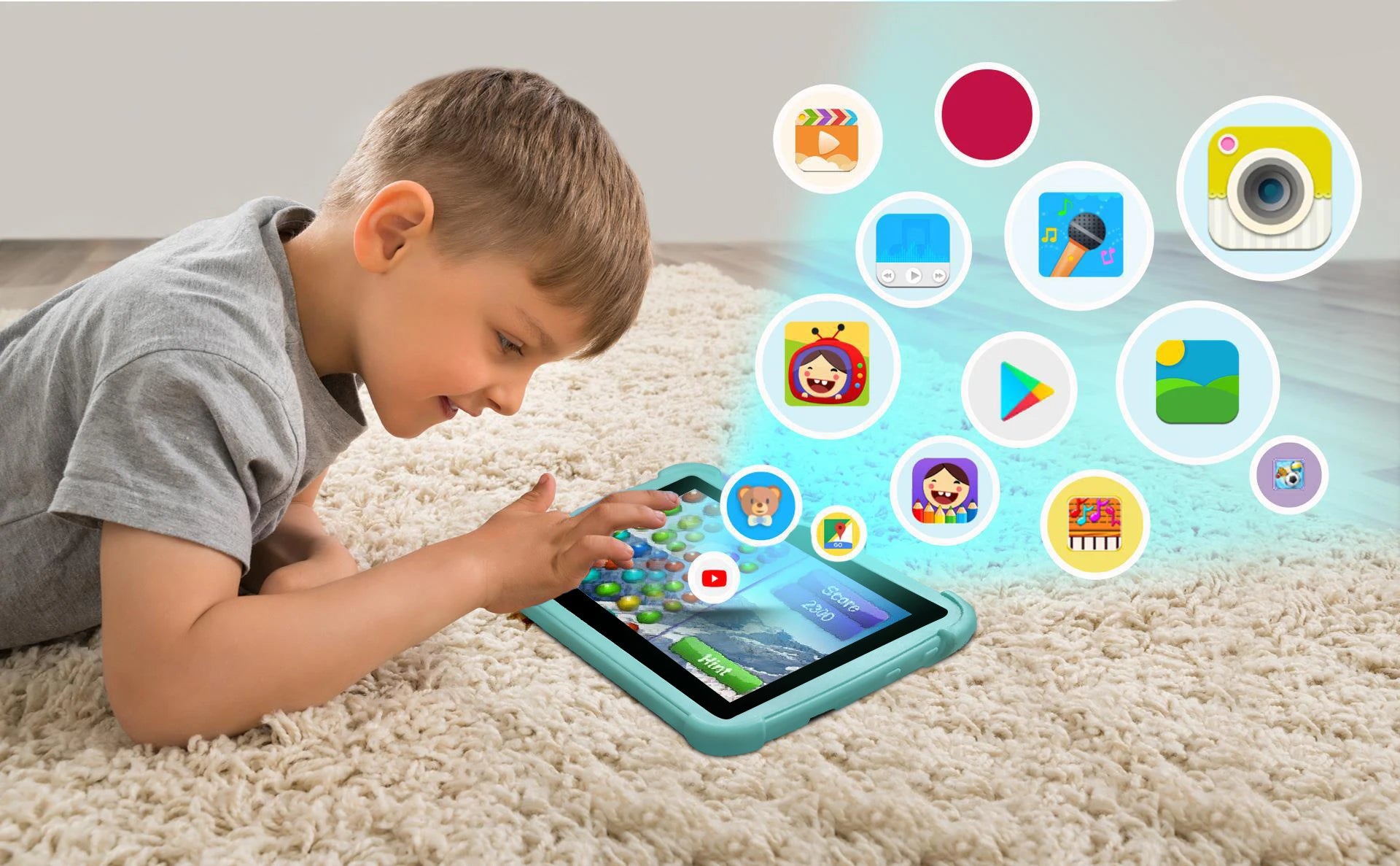 7" Kids Tablet – 5G WiFi, 4GB+64GB