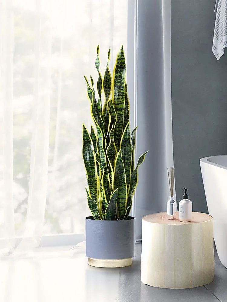 35" Artificial Tropical Snake Plant