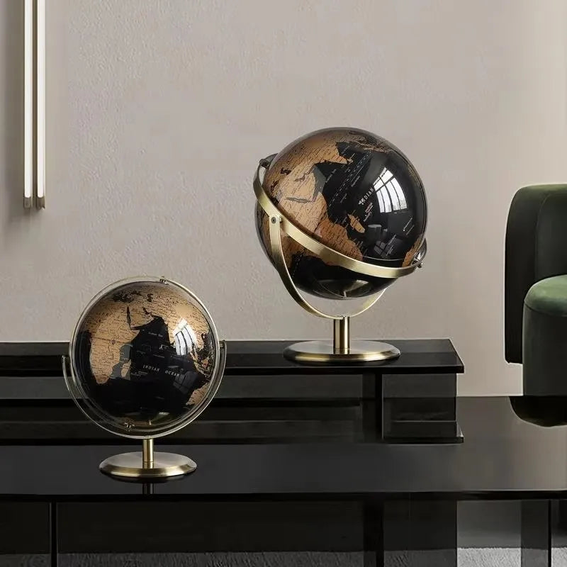 Rotating Globe British Style