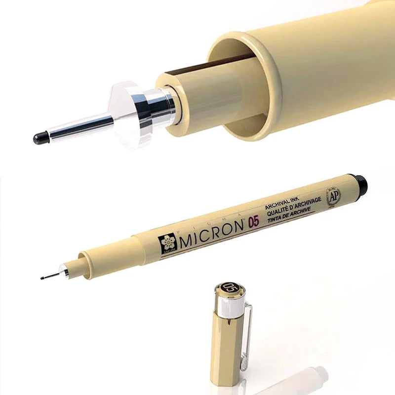 Sakura Pigma Micron Fineliner – 1PCS Black Waterproof Drawing Pen