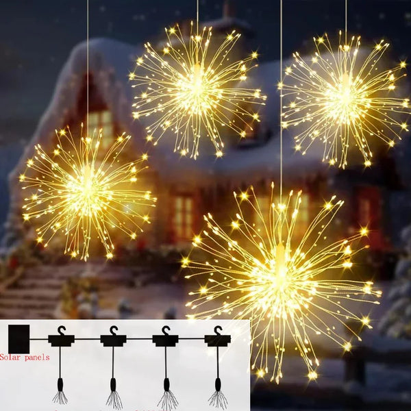 Solar Firework LED Fairy Lights