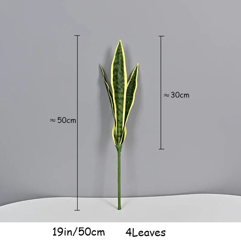 35" Artificial Tropical Snake Plant