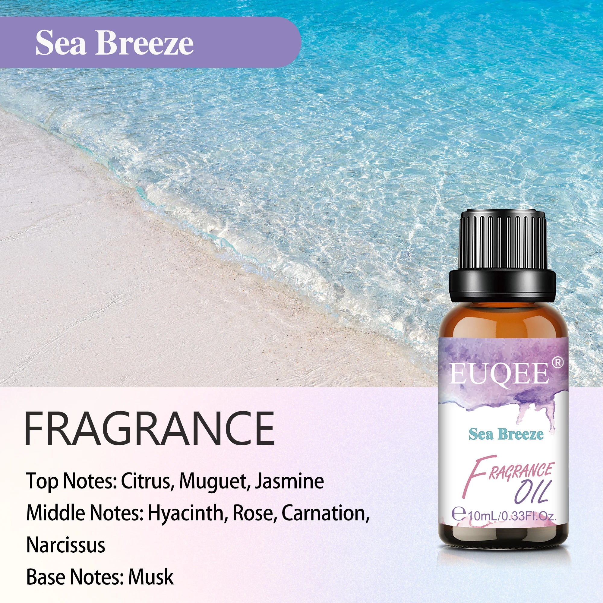 EUQEE Fragrance Oil for Diffusers and Candles