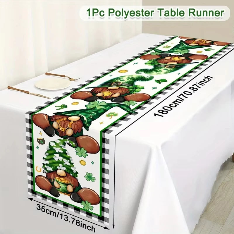 St. Patrick's Day Clover Table Runner