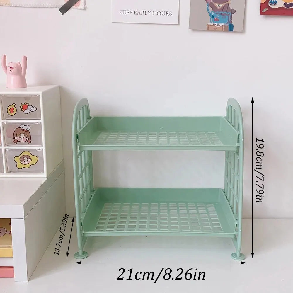 Horizontal Desktop Storage Shelf