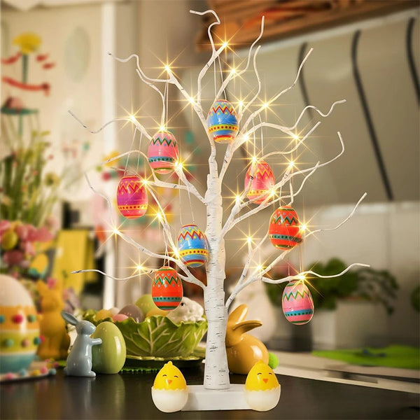 Easter LED Birch Tree Decoration