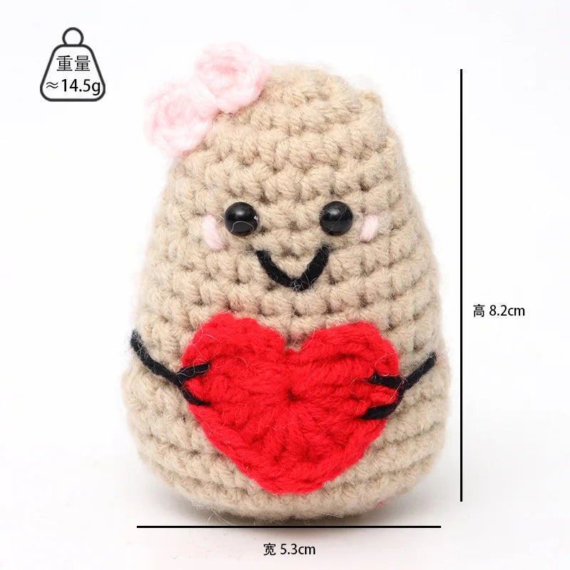 Desktop Crochet Doll