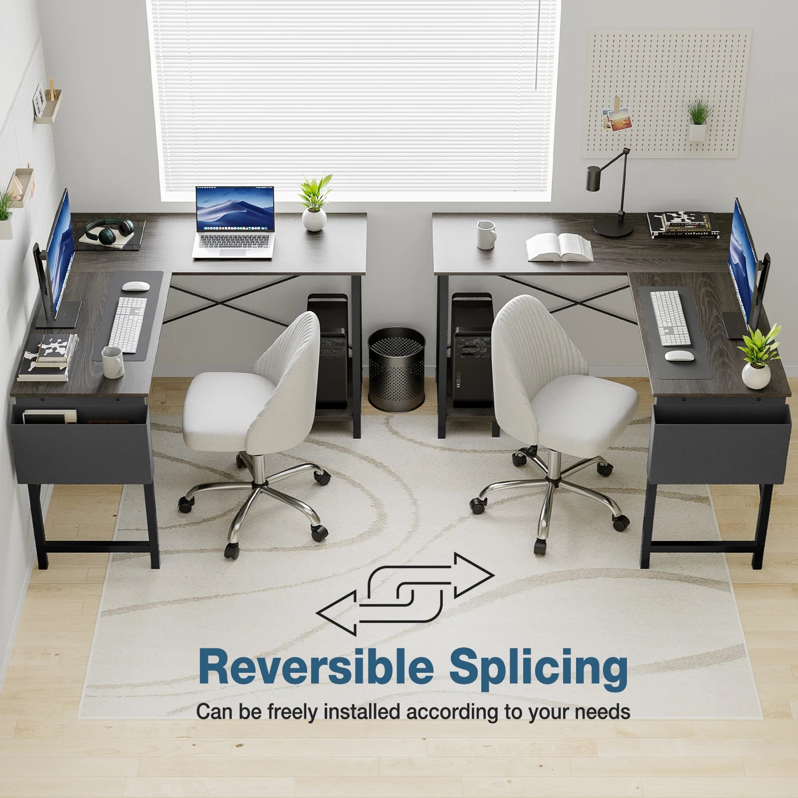 JHK Gaming Corner Office Table