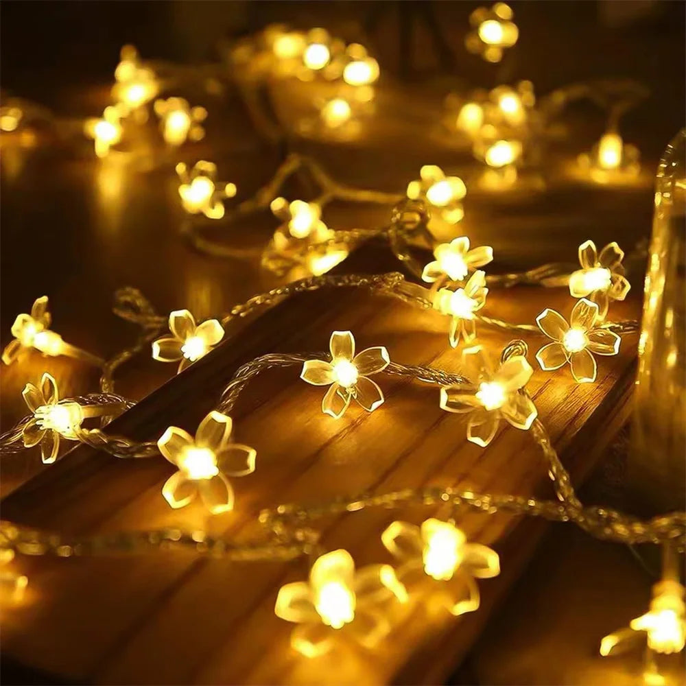 USB Flower LED String Lights