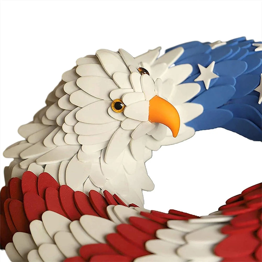 American Flag Eagle Wreath
