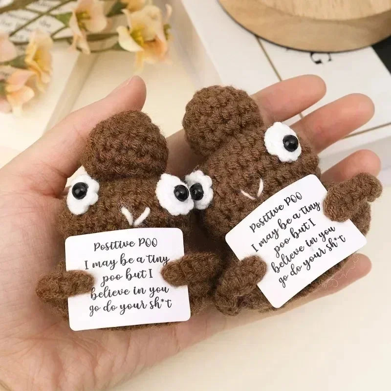 Funny Crochet Positive Energy Doll Set