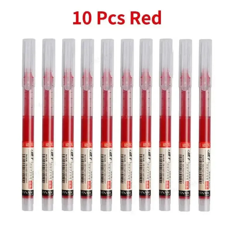10-Piece Needle Tip Gel Pen Set