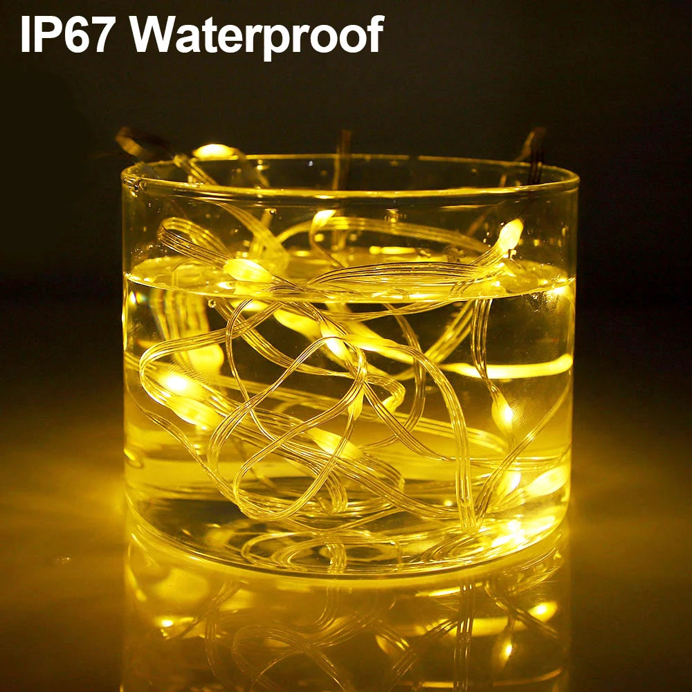 8-Mode Waterproof LED Fairy Lights