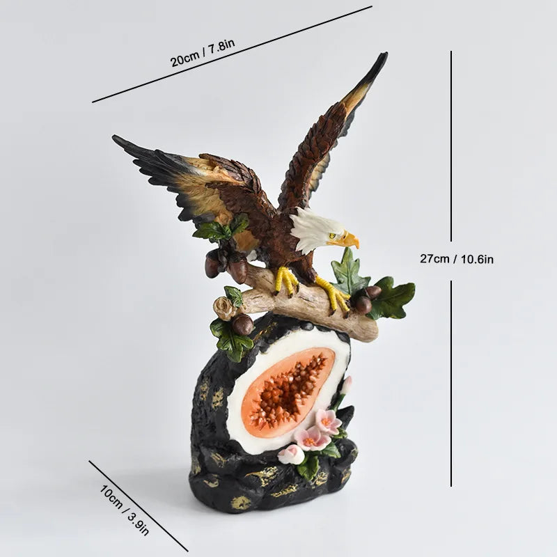 Independence Day July Fourth 7.4th American bald eagle roc wings resin crafts ornaments office hotel high-end eagle decorations