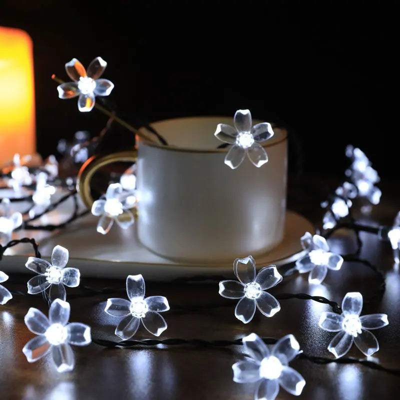 Cherry Blossom Garland Fairy Lights