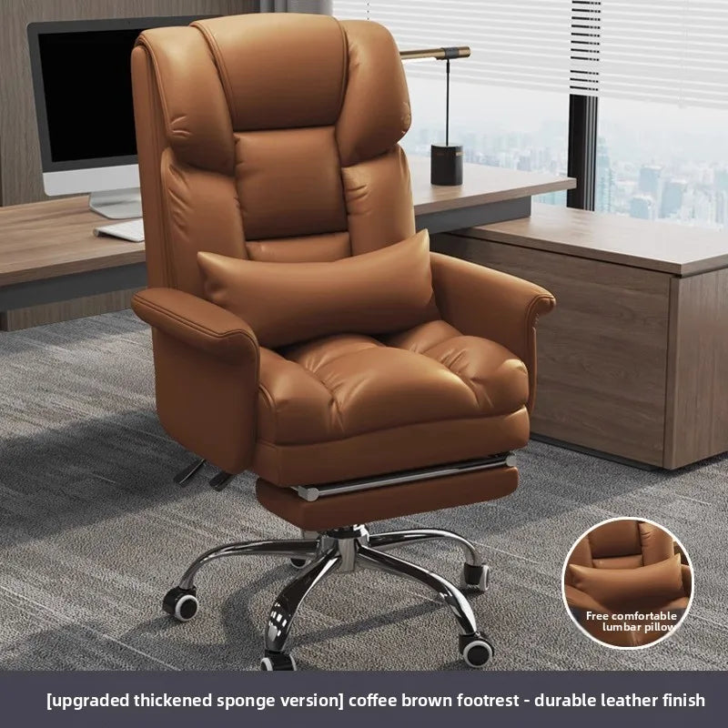 Executive Ergonomic Leather Office Chair