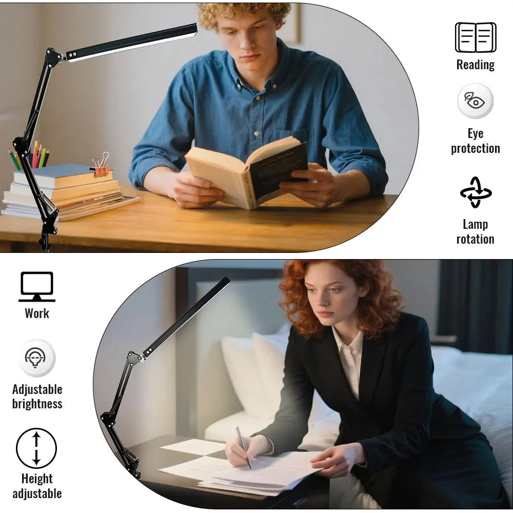 Adjustable LED Desk Lamp