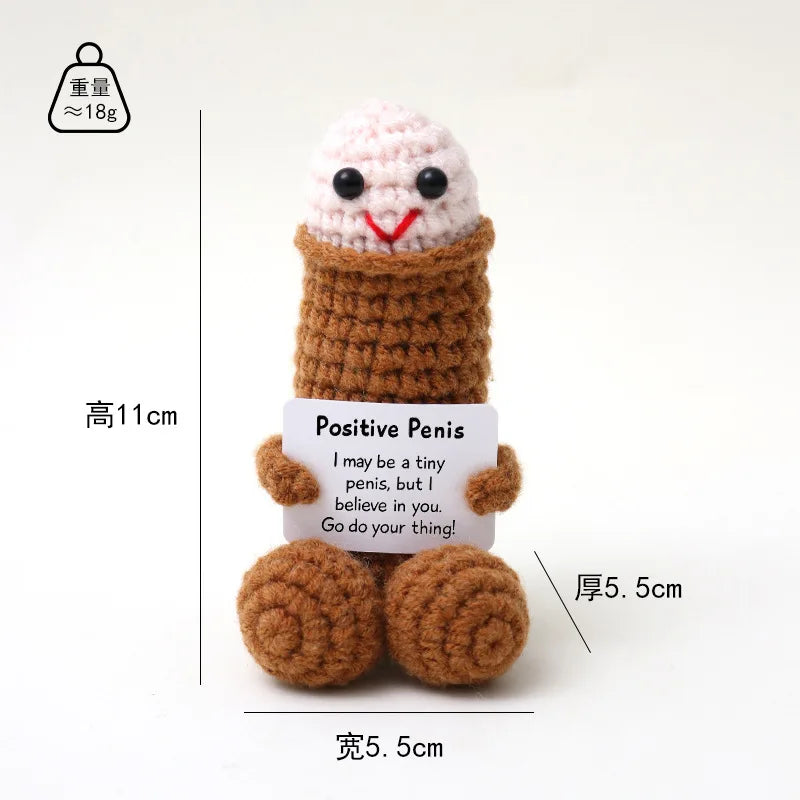 Desktop Crochet Doll