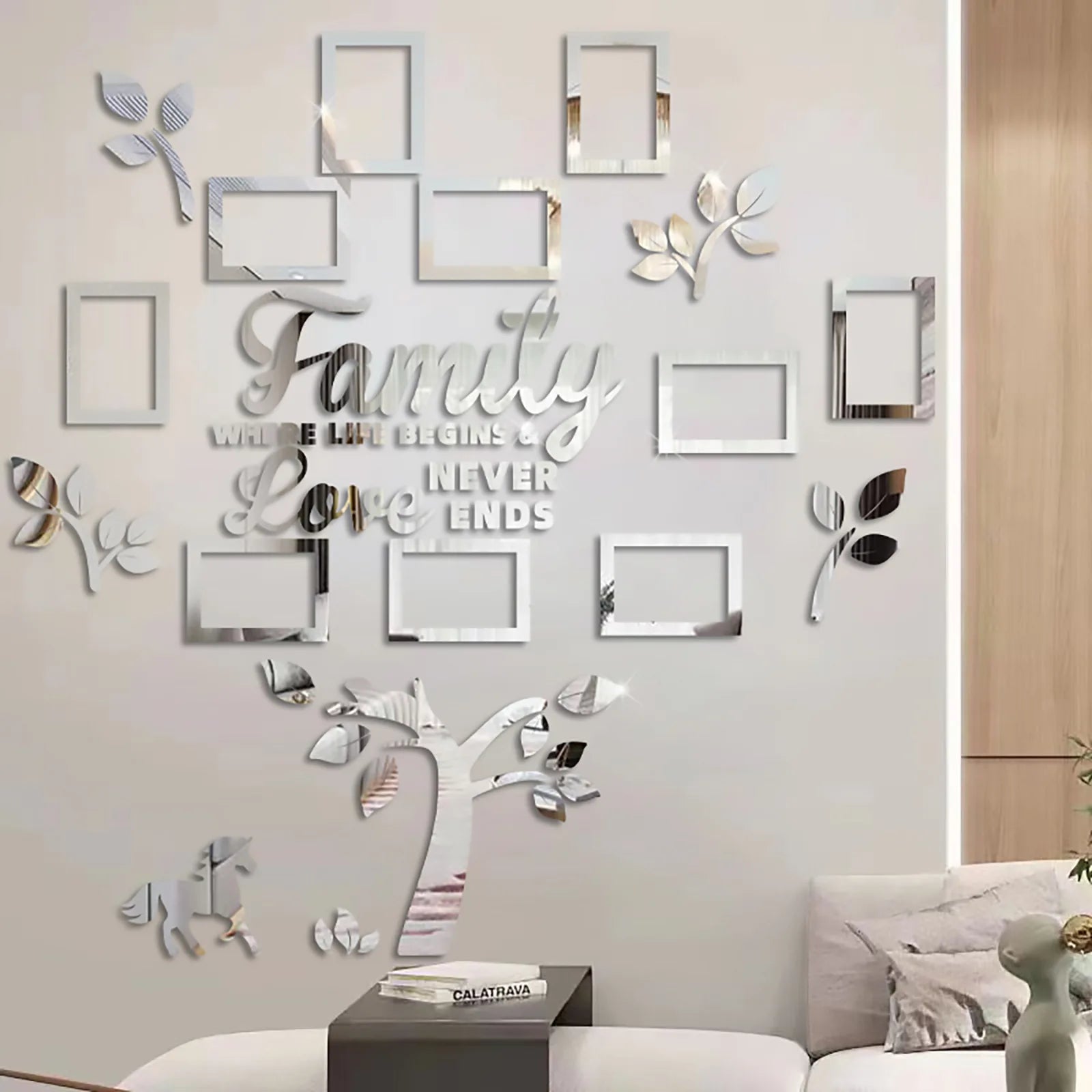 3D Acrylic Wall Photo Frame Set