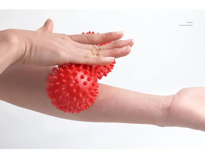 Spiky Peanut Massage Ball – Inflatable PVC Yoga & Fitness Tool