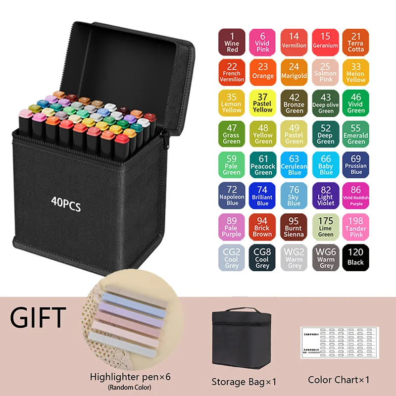 Alcohol Drawing Marker Set