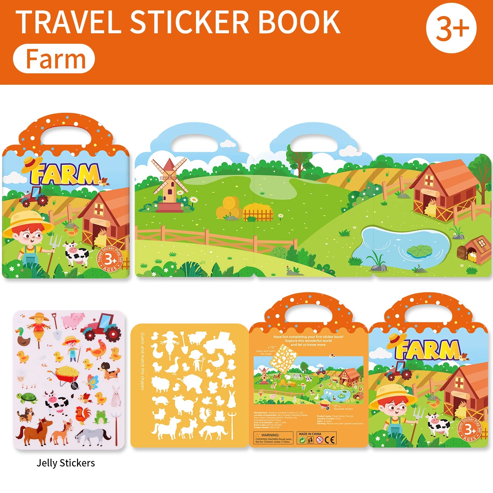 Kids’ Reusable DIY Sticker Book