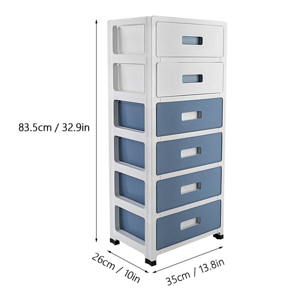 6-Drawer File Cabinet with Lock
