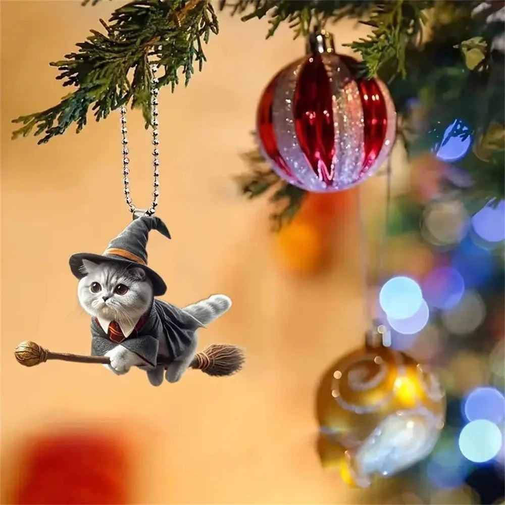 Acrylic Dog & Cat Ornament