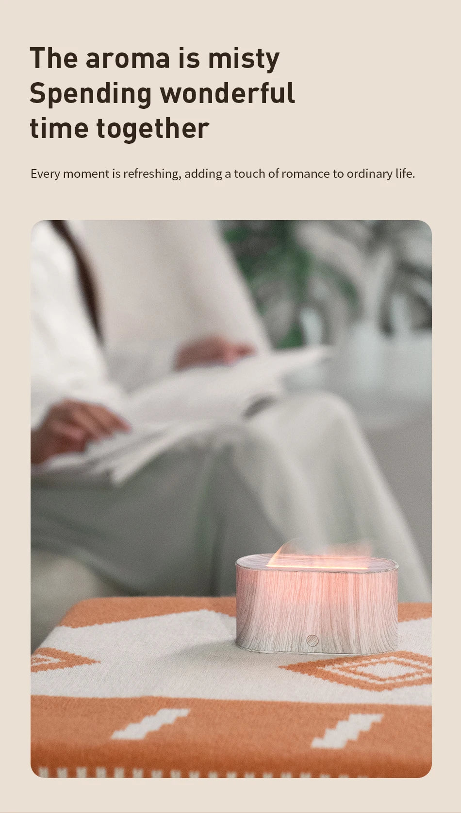 Mini Flame Aromatherapy Humidifier