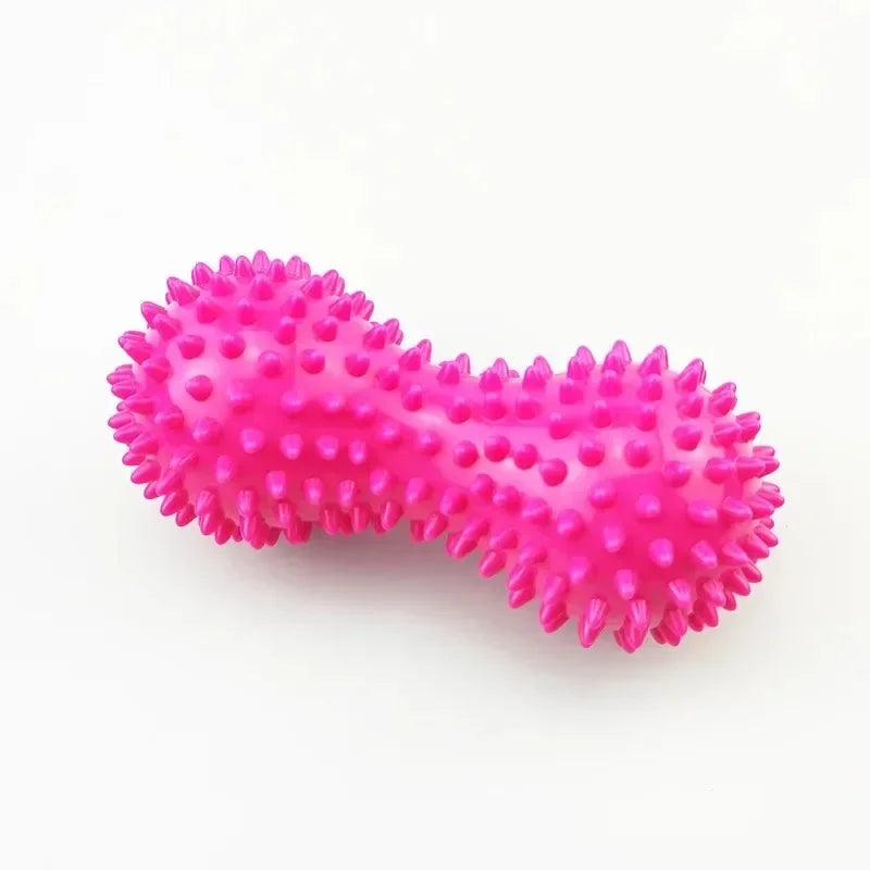 Spiky Peanut Massage Ball – Inflatable PVC Yoga & Fitness Tool