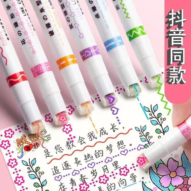 Zoecor Kawaii Highlighter Pen Set