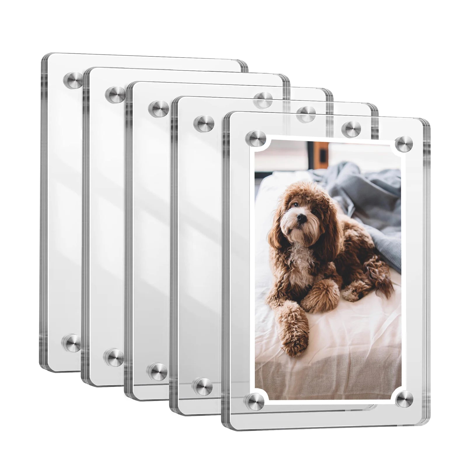 Acrylic Magnetic Fridge Photo Frame