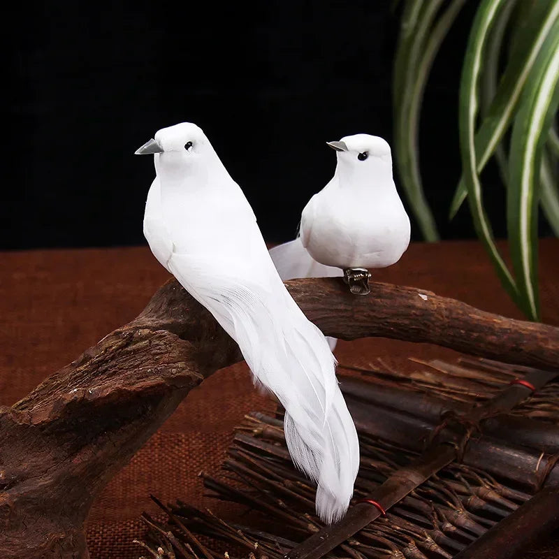 Artificial Feather Pigeon/Dove Ornament