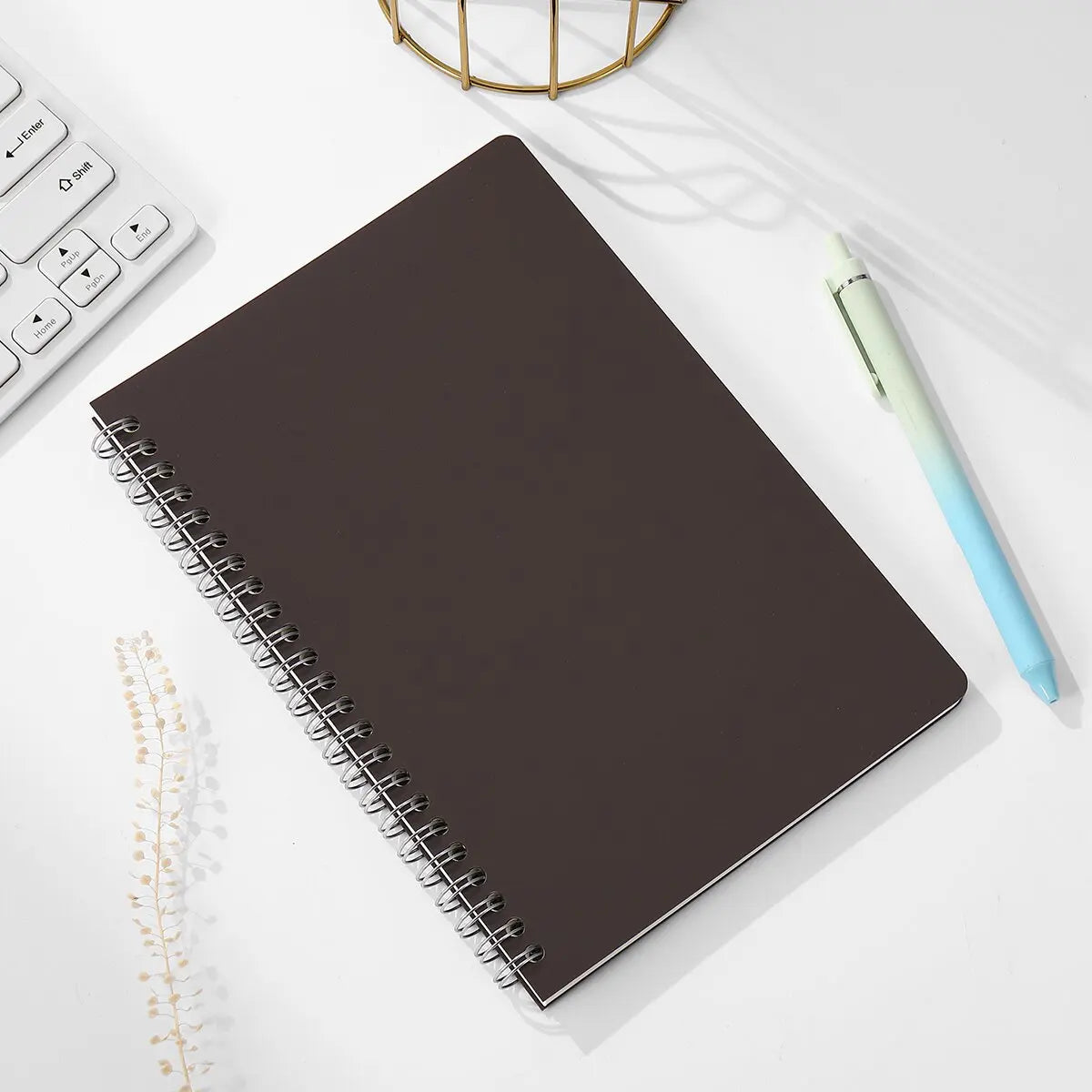 A5 Spiral 160 Pages Thick Lined Paper