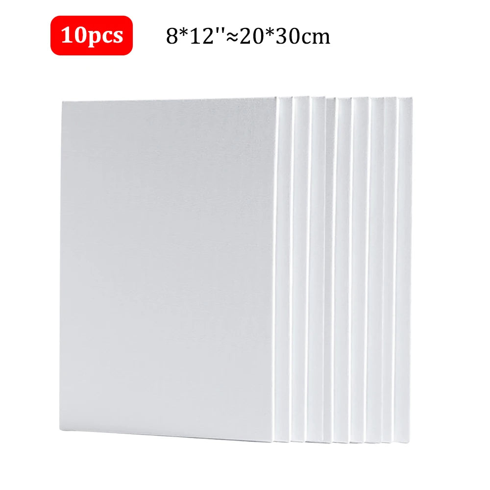 10-Piece Canvas Board Set