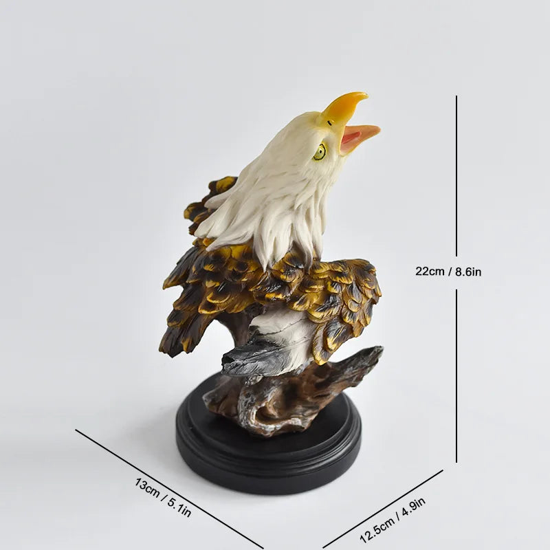Independence Day July Fourth 7.4th American bald eagle roc wings resin crafts ornaments office hotel high-end eagle decorations